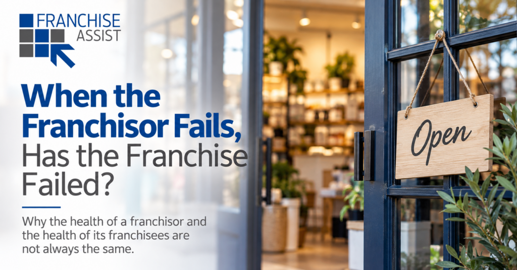When the Franchisor Fails, Has the Franchise Failed? Franchise Assist